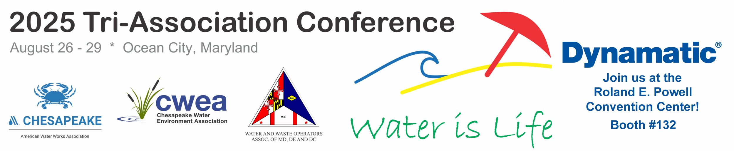 MD CSAWWA Conference Banner Tri Association Conf Banner